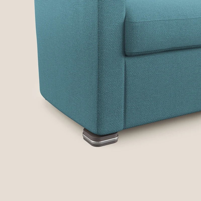 Cloe Fauteuil en tissu détachable à l'eau QuickClean T08 bleu clair