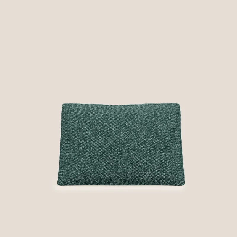 Nettuno coussin de dossier realisé en tissu bouclè imperméable T07 vert
