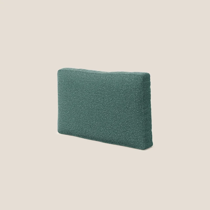 Nettuno coussin de dossier realisé en tissu bouclè imperméable T07 vert