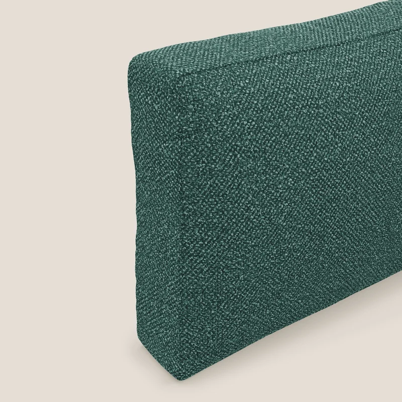 Nettuno coussin de dossier realisé en tissu bouclè imperméable T07 vert
