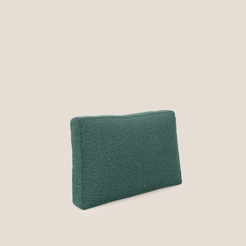 Nettuno coussin de dossier realisé en tissu bouclè imperméable T07 vert