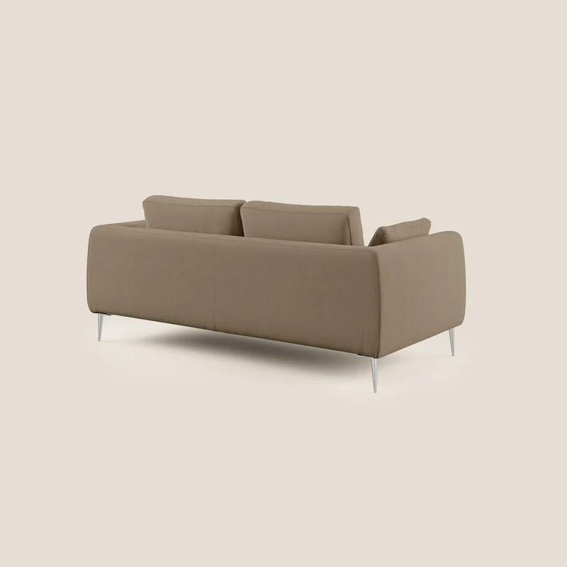 Plano canapé moderne en microfibre technique détachable T11 marron