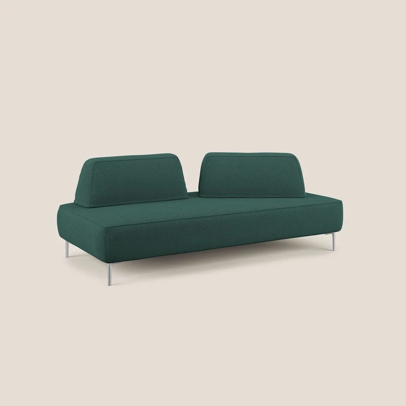 Newton Canapé modulable avec dossier amovibles T07 vert