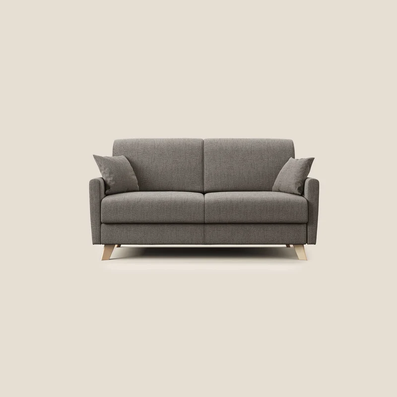 Edgar canapé convertible en tissu FELIS imperméable T03 taupe