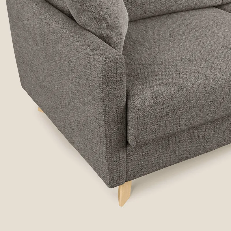 Edgar canapé convertible en tissu FELIS imperméable T03 taupe