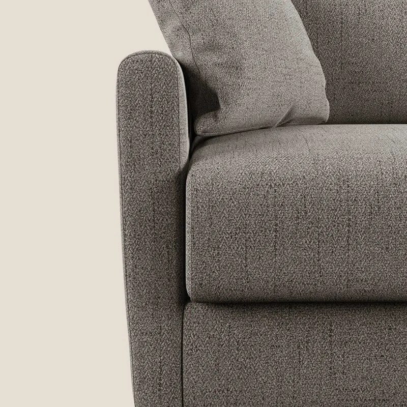 Edgar canapé convertible en tissu FELIS imperméable T03 taupe