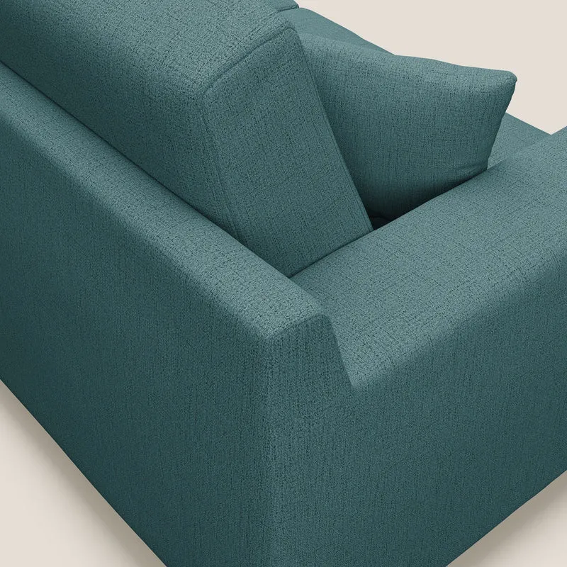 Michael Canapé en tissu imperméable antitache T03 bleu ciel