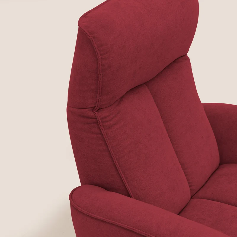 EVA fauteuil RELAX en tissu imperméable T02 rouge