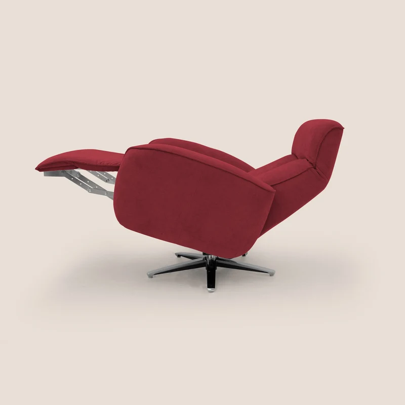 EVA fauteuil RELAX en tissu imperméable T02 rouge