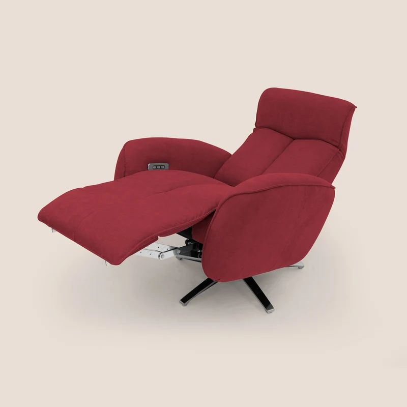EVA fauteuil RELAX en tissu imperméable T02 rouge