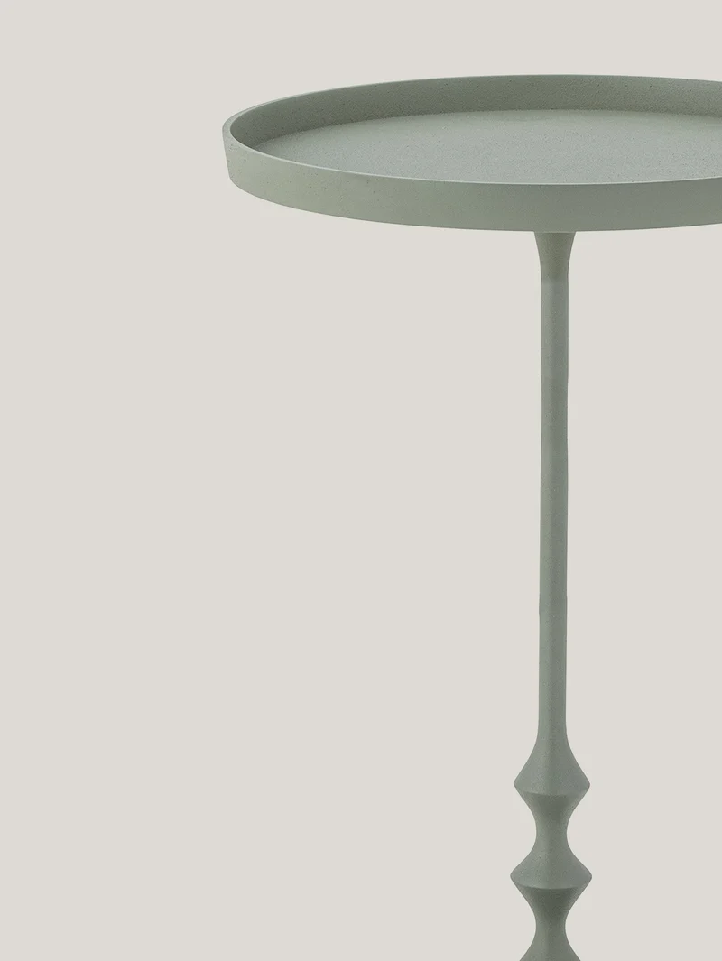 Anjou table d’appoint élégante en métal vert