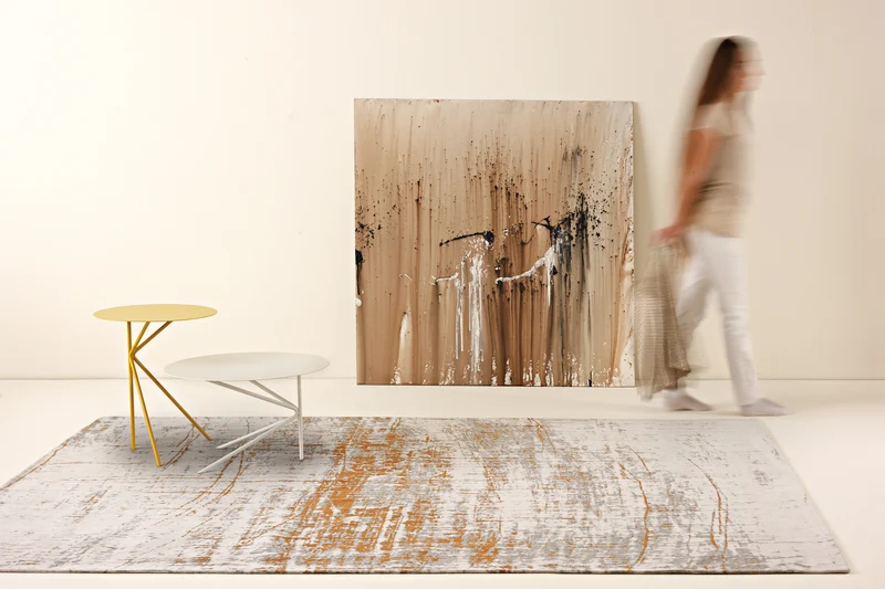 Raggio-di-sole tapis à motifs abstraits en coton