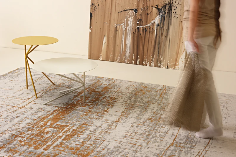Raggio-di-sole tapis à motifs abstraits en coton