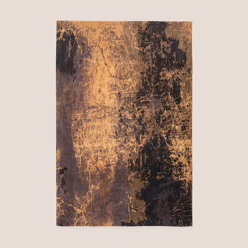 Notturno-nel-deserto tapis à motifs abstraits en coton chenille