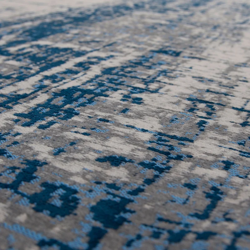 Raggio-di-luna tapis en coton à motifs abstraits