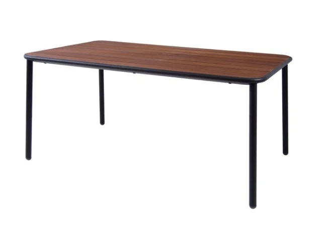 Table de repas marron d'inde YARD 160 x 97 cm - EMU
