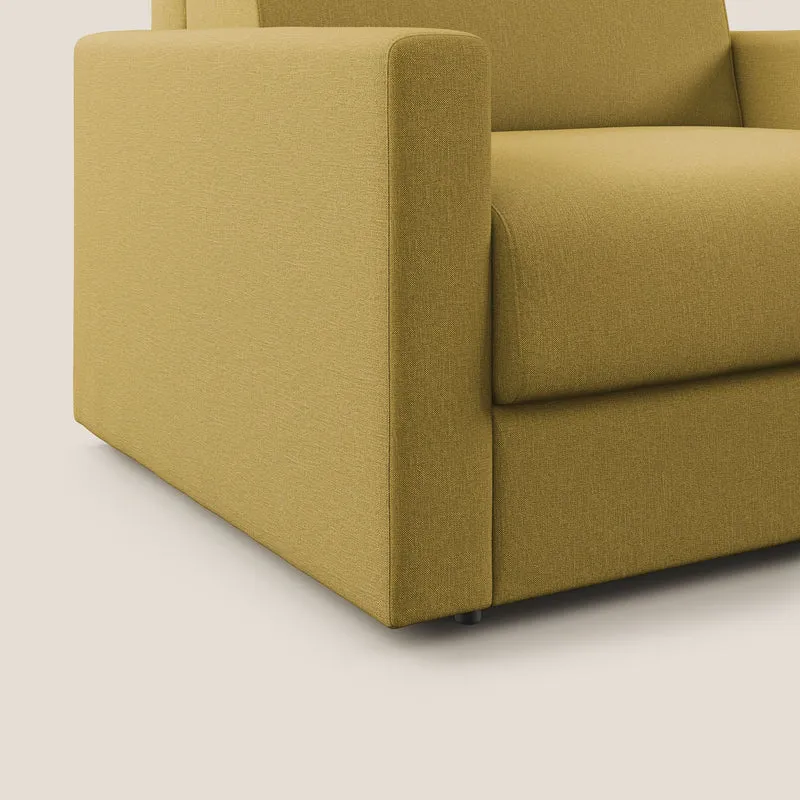 Chris Fauteuil convertible en tissu imperméable T13 jaune