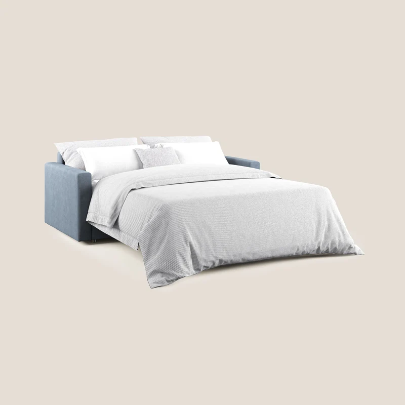 Chris canapé convertible en microfibre détachable T11 sucre glace