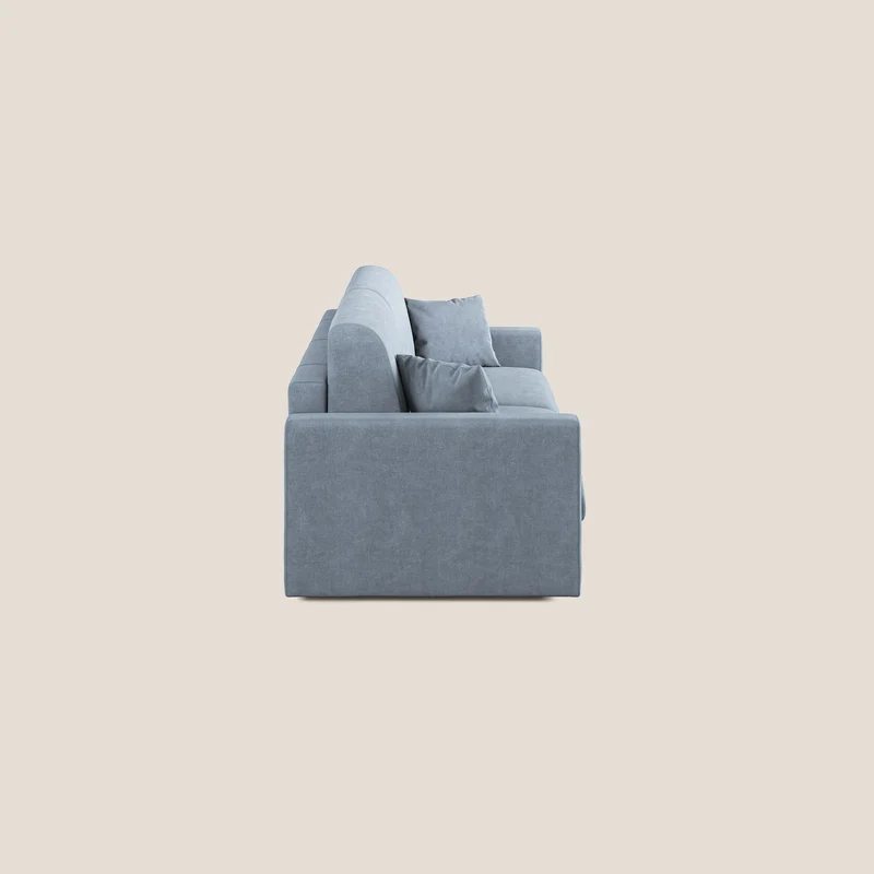 Chris canapé convertible en microfibre détachable T11 sucre glace