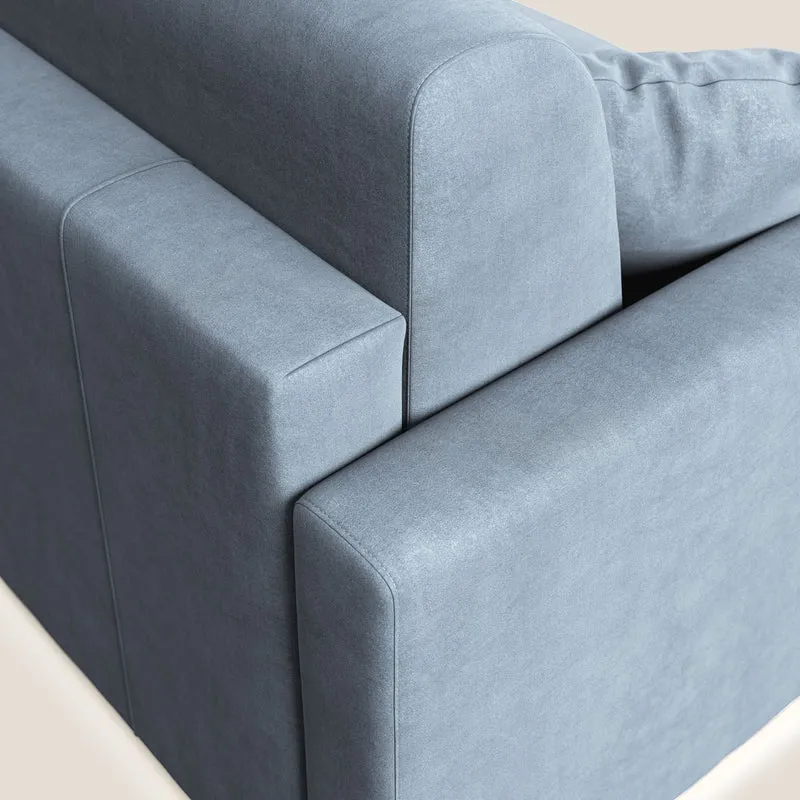 Chris canapé convertible en microfibre détachable T11 sucre glace