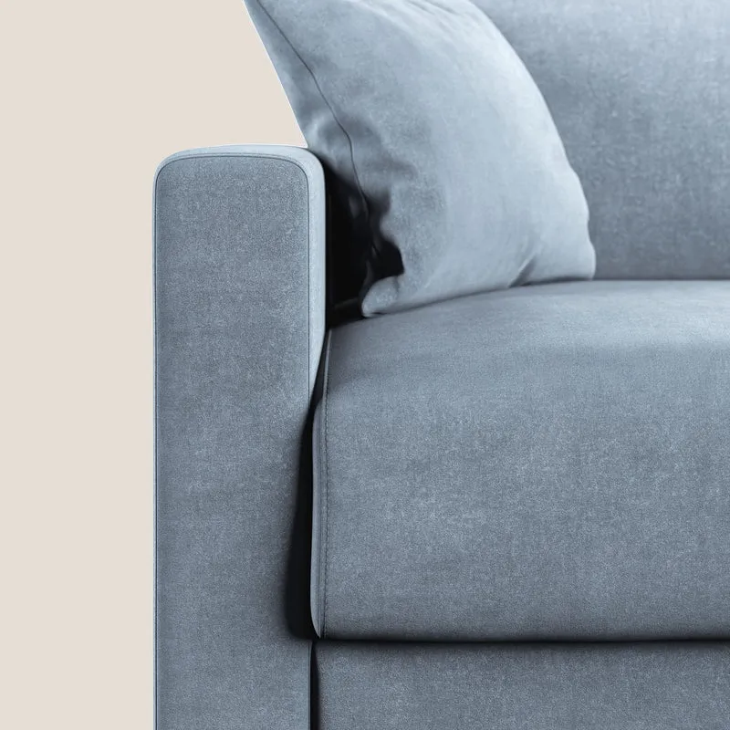 Chris canapé convertible en microfibre détachable T11 sucre glace
