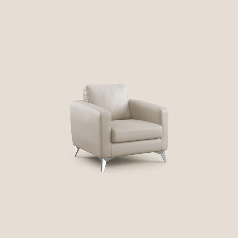 Orione fauteuil en simili cuir imperméable T04 beige