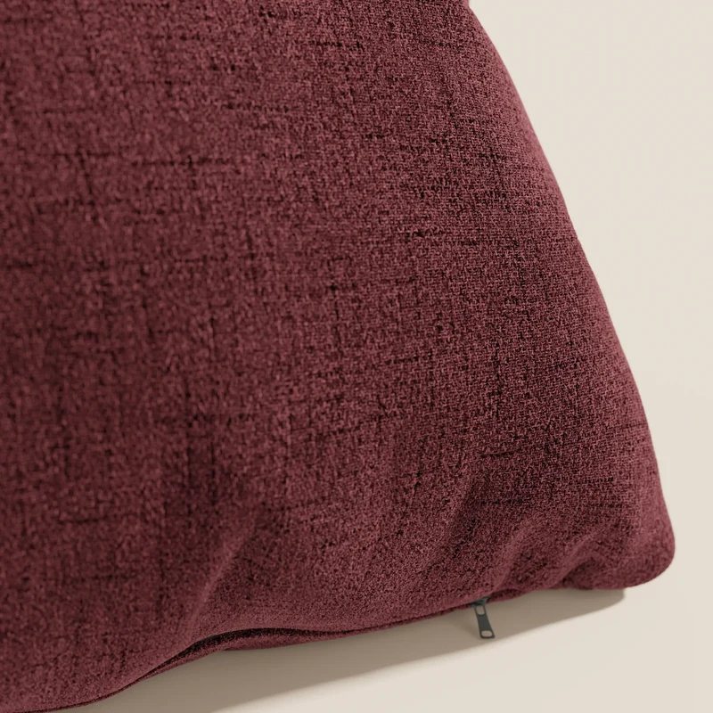 Felis coussins carrés en tissu doux imperméable T03 rouge
