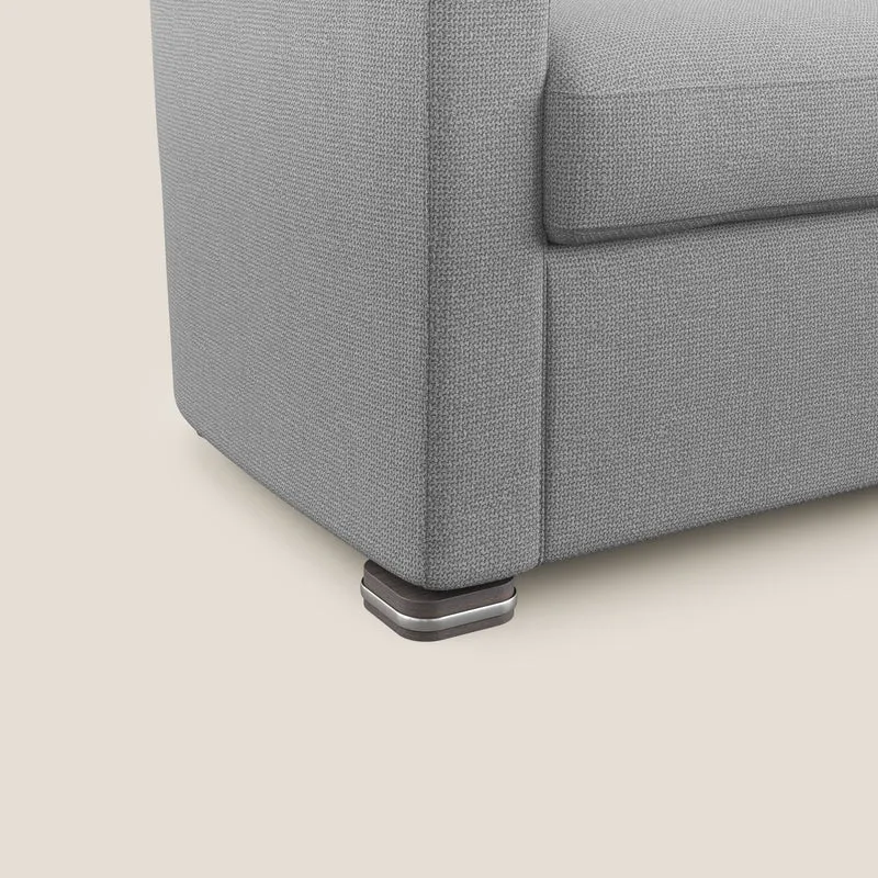Cloe Fauteuil en tissu détachable à l'eau QuickClean T08 gris