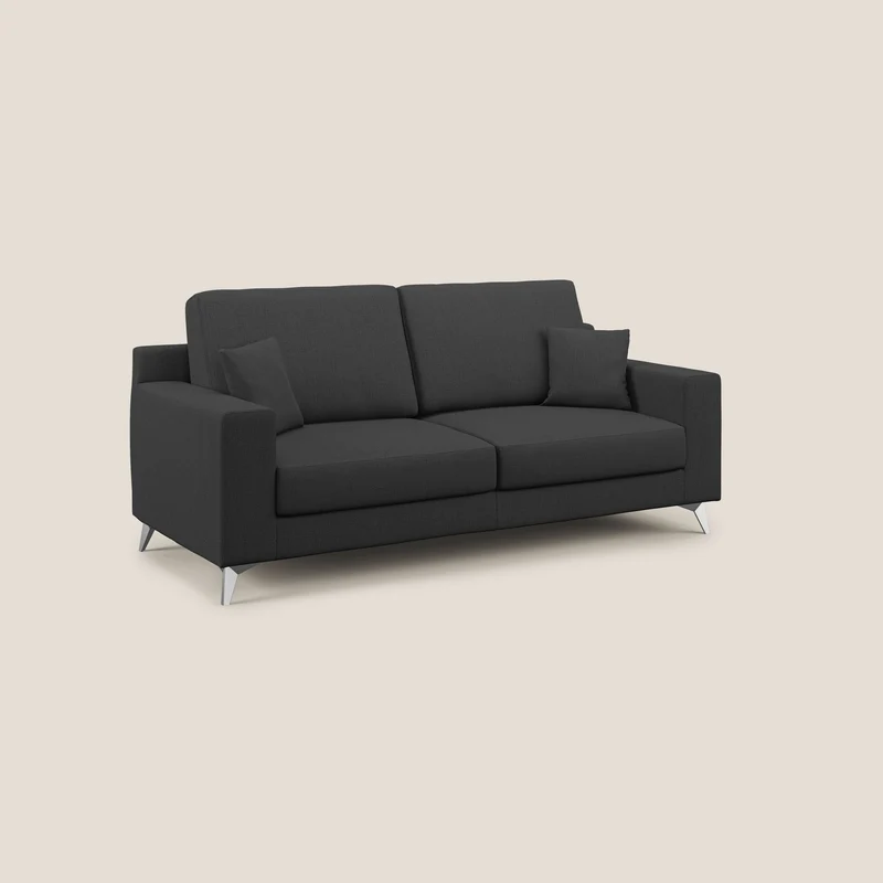 Michael Canapé en tissu imperméable antitache T03 anthracite