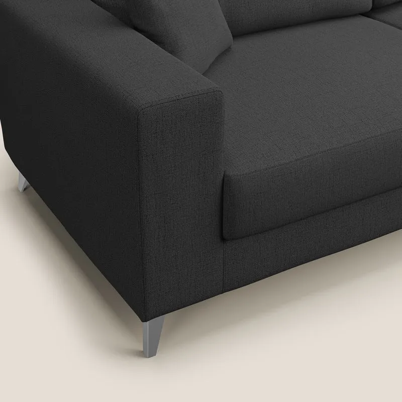 Michael Canapé en tissu imperméable antitache T03 anthracite