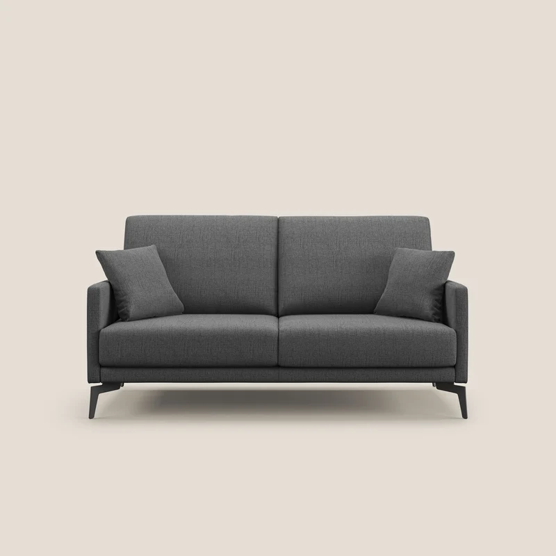 Saturno canapé moderne en tissu doux imperméable T03 gris