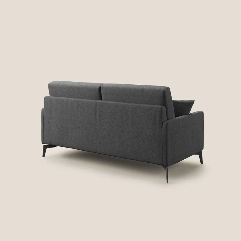 Saturno canapé moderne en tissu doux imperméable T03 gris