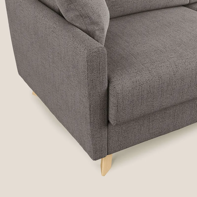 Edgar canapé-lit d’angle en tissu Felis imperméable T03 taupe