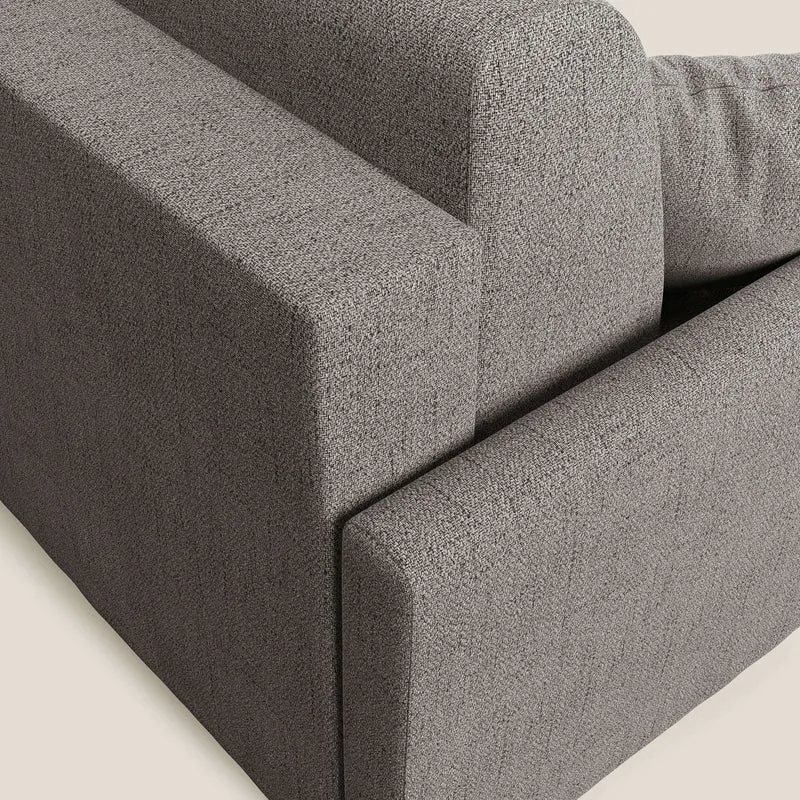 Edgar canapé-lit d’angle en tissu Felis imperméable T03 taupe