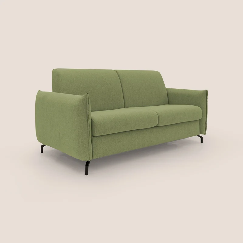 Scarlet canapé convertible en tissu mixte coton imperméable T19 vert