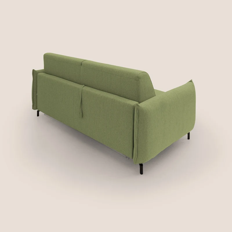 Scarlet canapé convertible en tissu mixte coton imperméable T19 vert