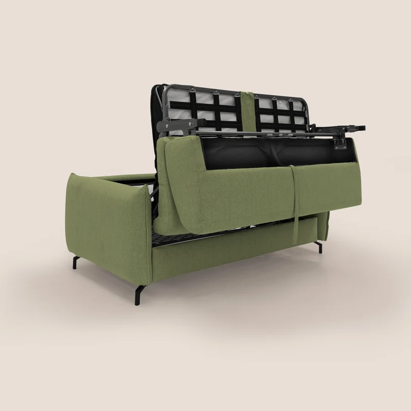 Scarlet canapé convertible en tissu mixte coton imperméable T19 vert