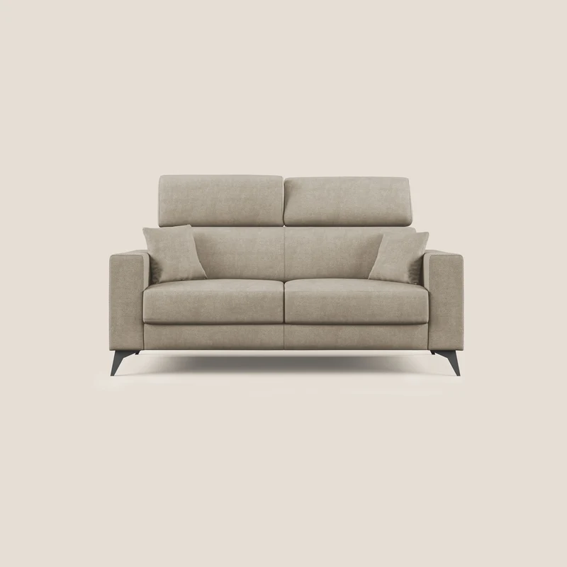 Pegaso canapé-lit avec appuie-têtes inclinables et revêtement T02 beige