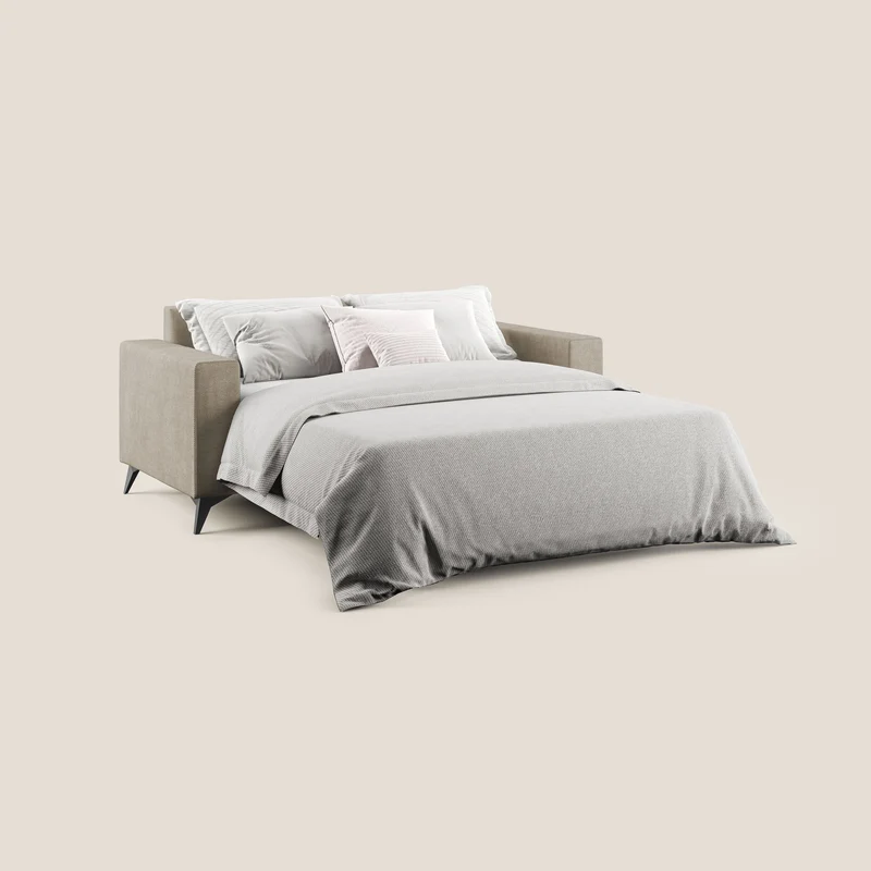 Pegaso canapé-lit avec appuie-têtes inclinables et revêtement T02 beige