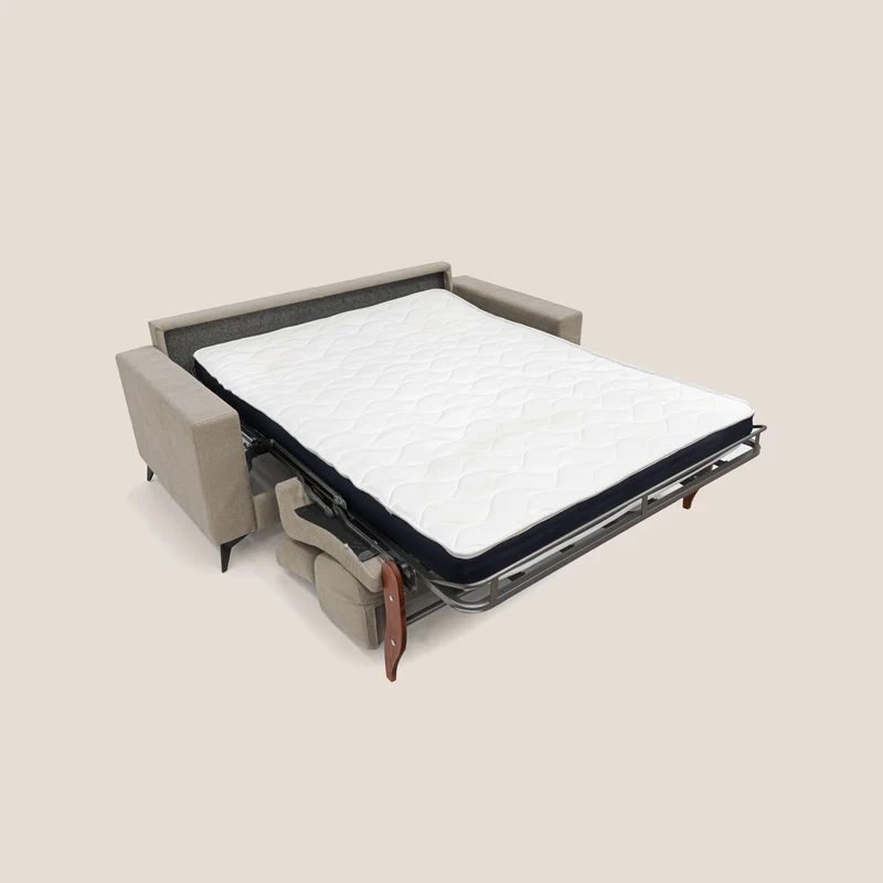 Pegaso canapé-lit avec appuie-têtes inclinables et revêtement T02 beige