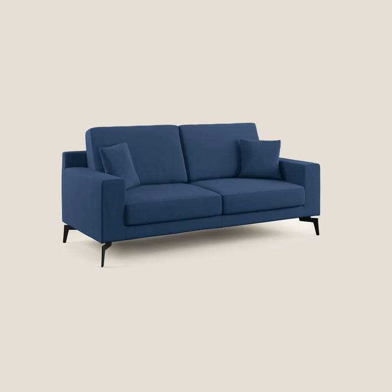 Prestige canapé moderne en microfibre détachable T11 bleu