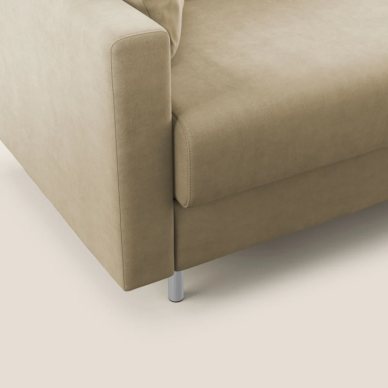 Megan canapé convertible en microfibre détachable T11 beige