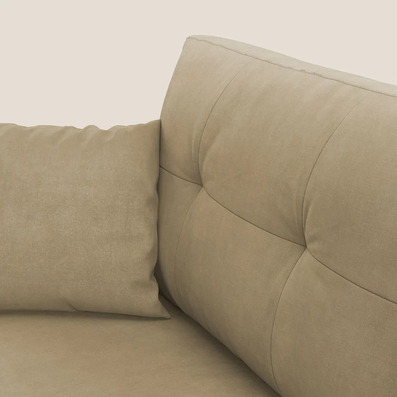 Megan canapé convertible en microfibre détachable T11 beige