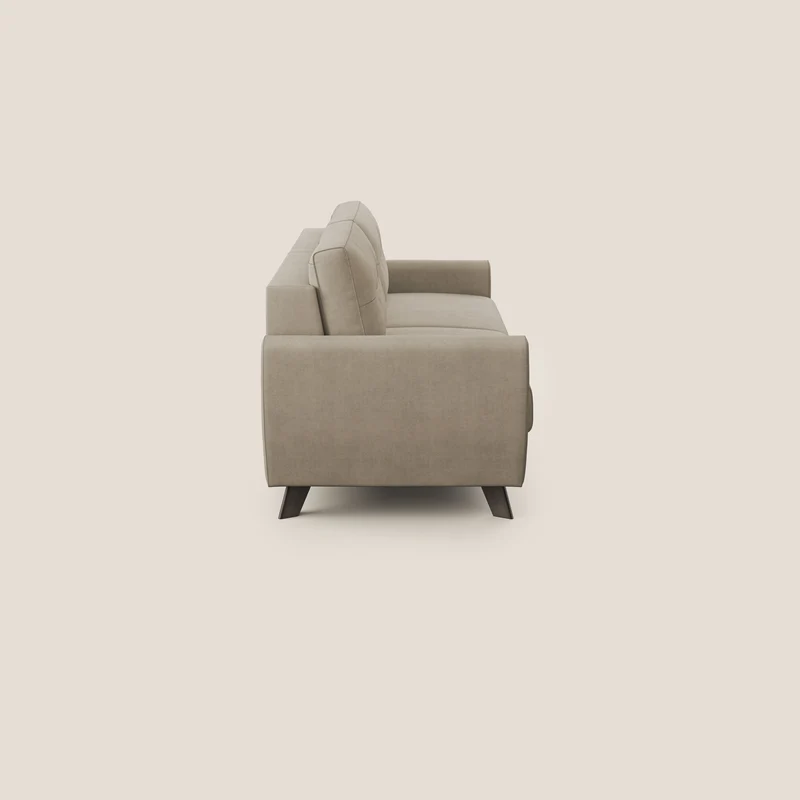 Callisto Canapé lit convertible en tissu doux imperméable T02 beige
