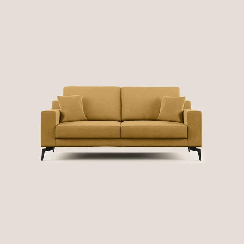 Prestige canapé moderne en microfibre détachable T11 jaune