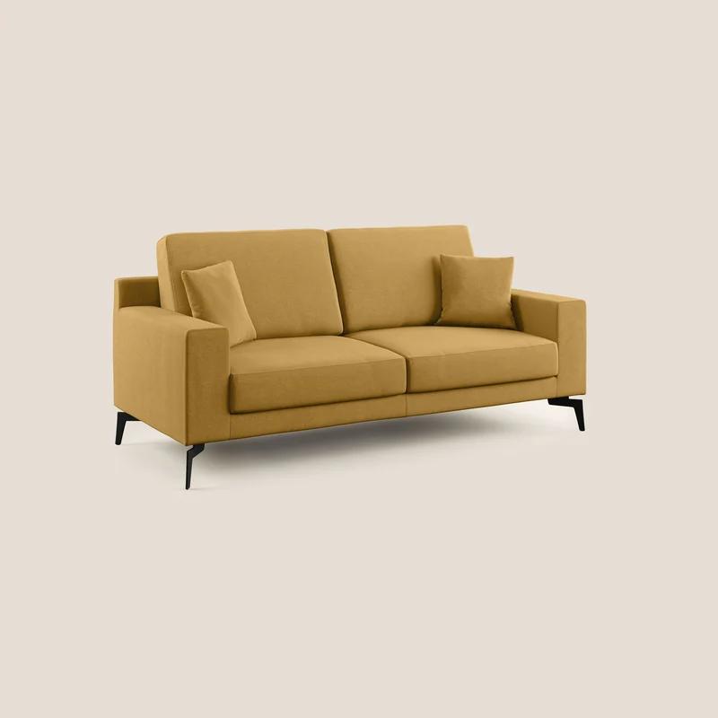 Prestige canapé moderne en microfibre détachable T11 jaune