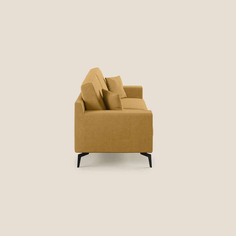Prestige canapé moderne en microfibre détachable T11 jaune