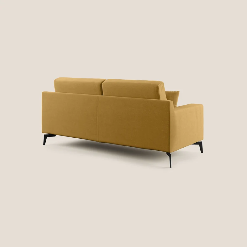 Prestige canapé moderne en microfibre détachable T11 jaune