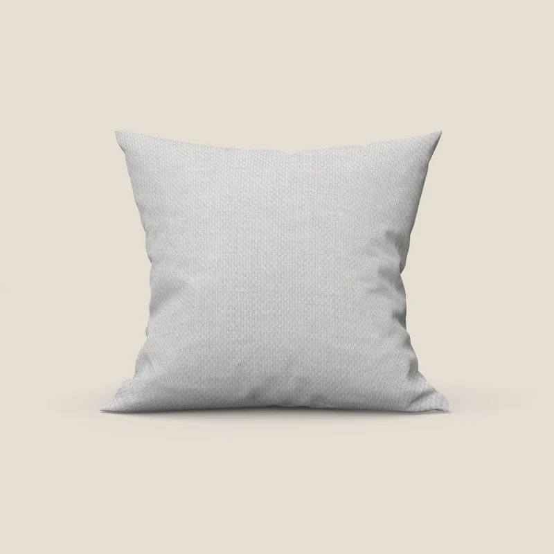 Coussin Tauro disponible en plusieurs couleurs, en tissu mélangé coton détachable T18 blanc