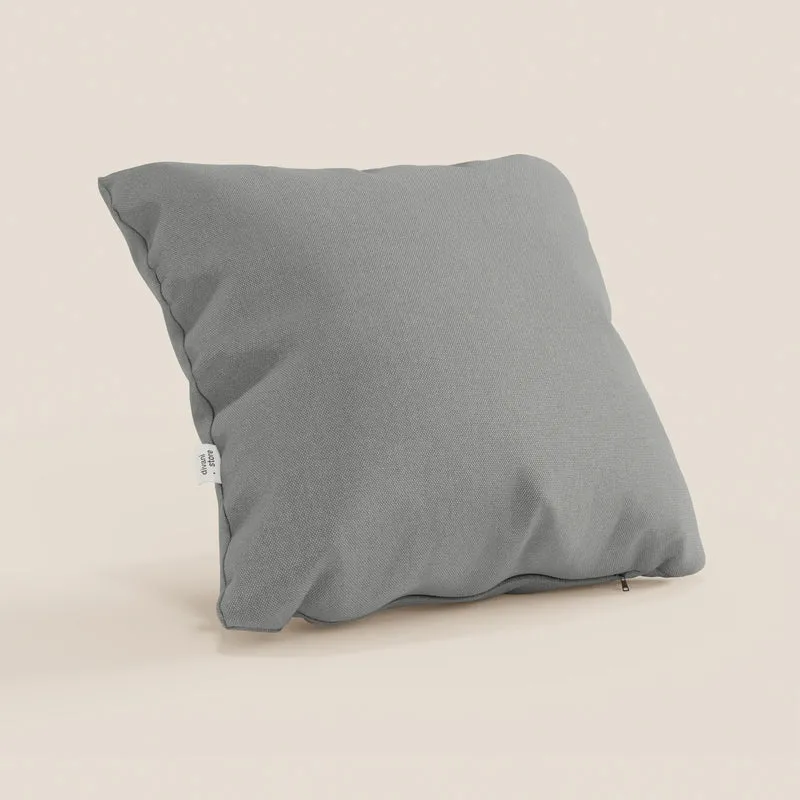 Honey coussin disponible en plusieurs couleurs, réalisé en tissu imperméable similaire au coton T13 gris